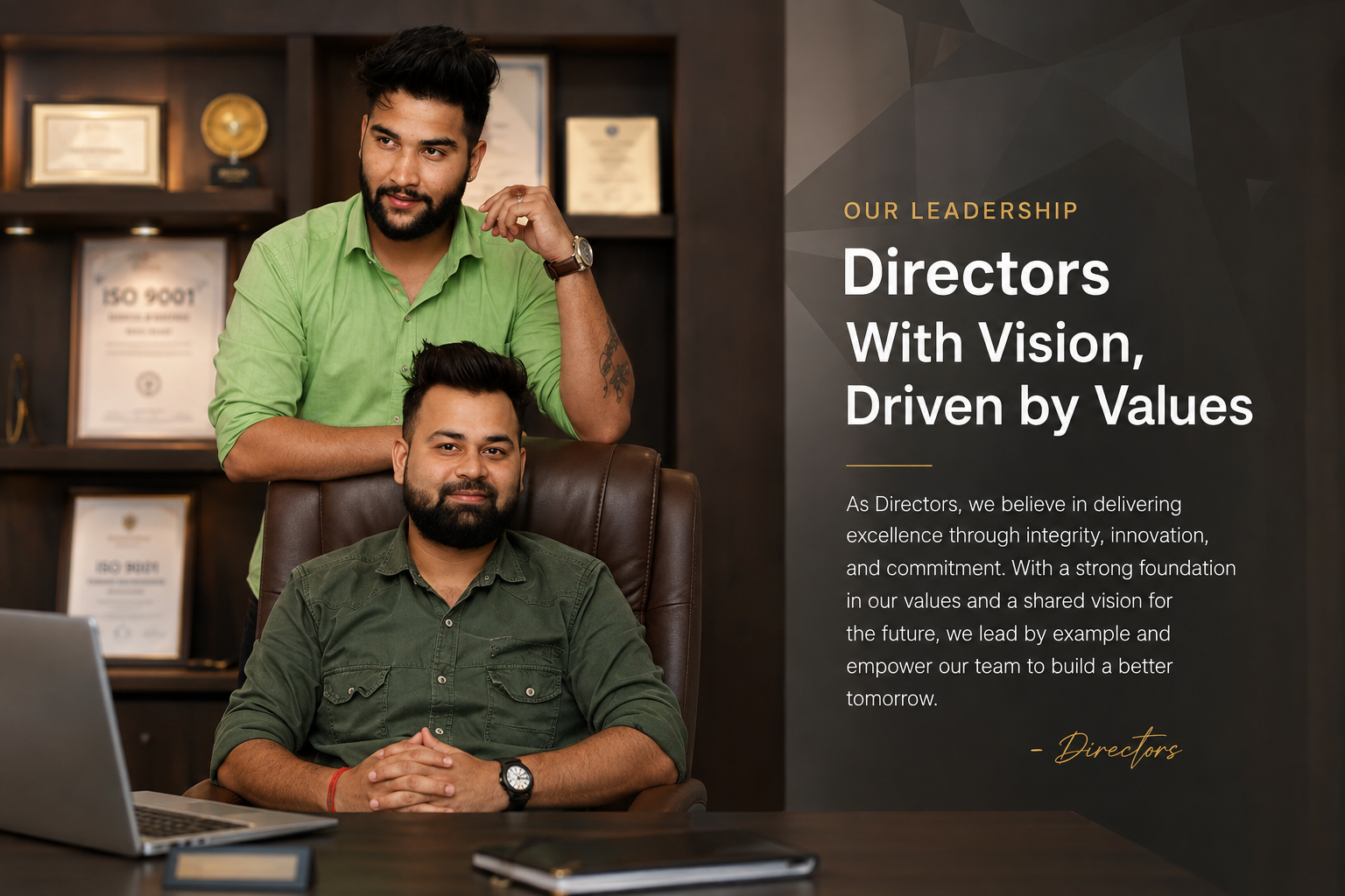 Ditya Tensile & Infrastructure — Family leadership, two brothers sharing vision for the company's growth